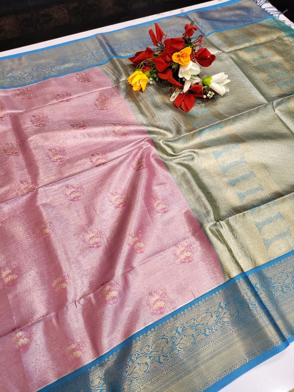 Mirror Tissue Saree MRR38