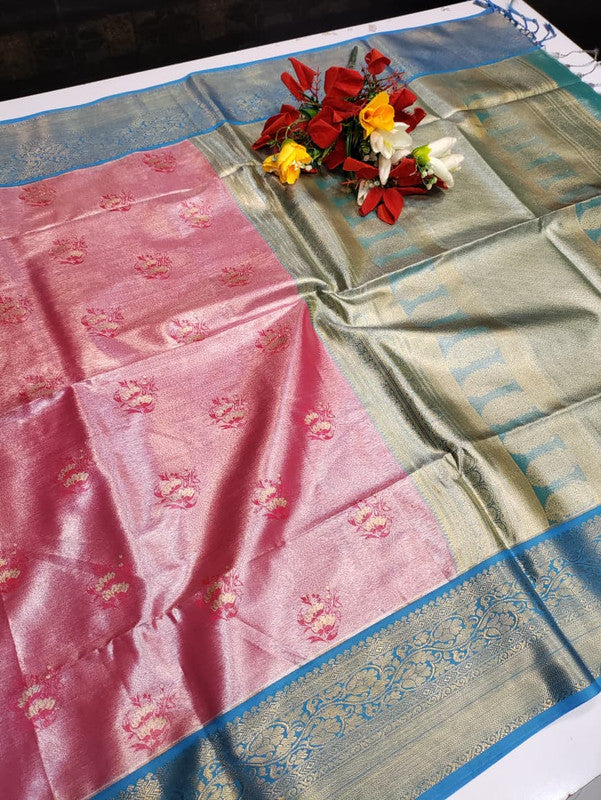 Mirror Tissue Saree MRR47