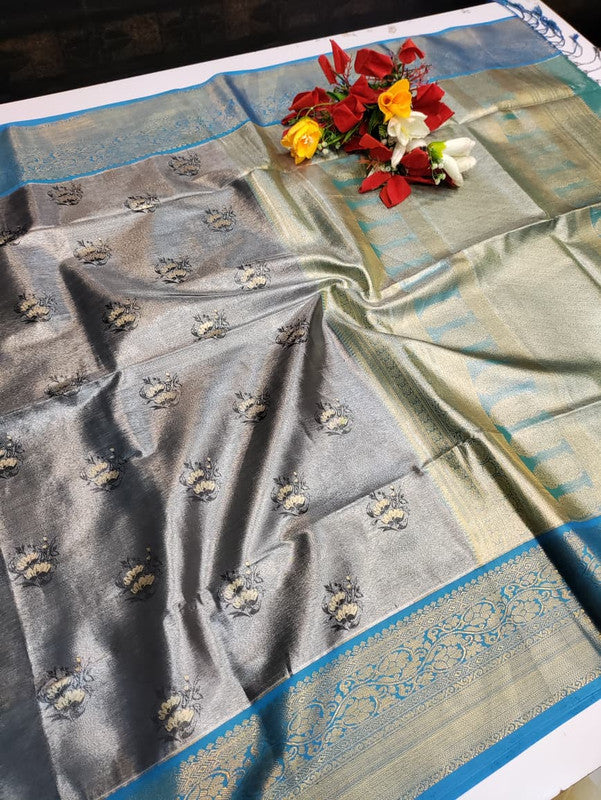 Mirror Tissue Saree MRR52