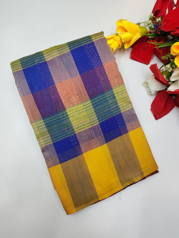 Offer Aura Checked  Cotton (BT-2) AC53