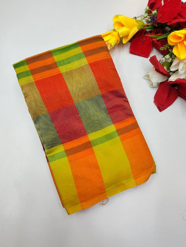 Offer Aura Checked  Cotton (BT-2) AC57