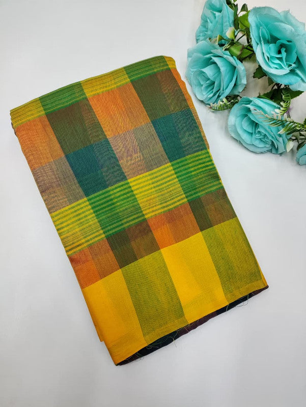 Offer Aura Checked  Cotton (BT-3) AC71