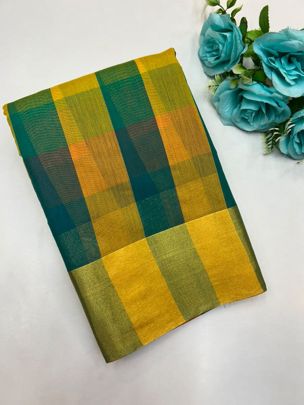 Offer Aura Checked  Cotton (BT-4) AC88