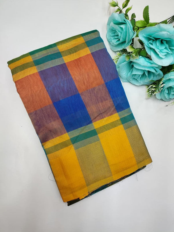 Offer Aura Checked  Cotton (BT-5) AC107