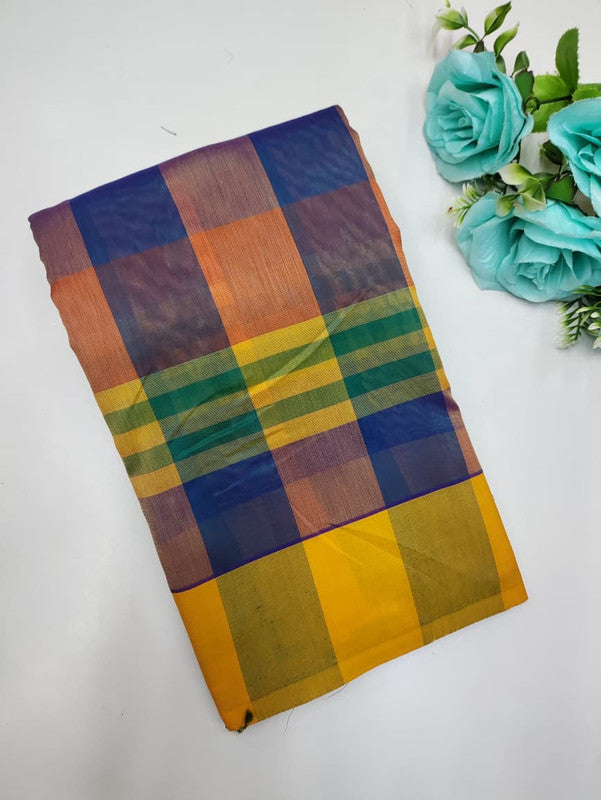 Offer Aura Checked  Cotton (BT-6) AC124