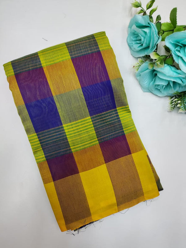Offer Aura Checked  Cotton (BT-6) AC130