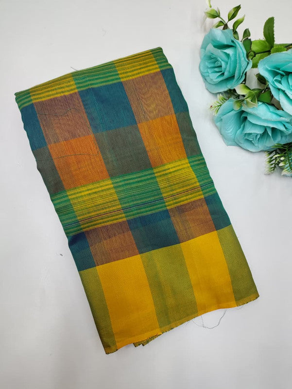 Offer Aura Checked  Cotton (BT-6) AC128