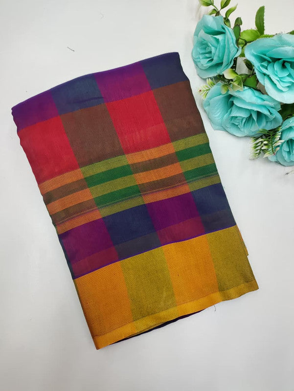 Offer Aura Checked  Cotton (BT-6) AC139