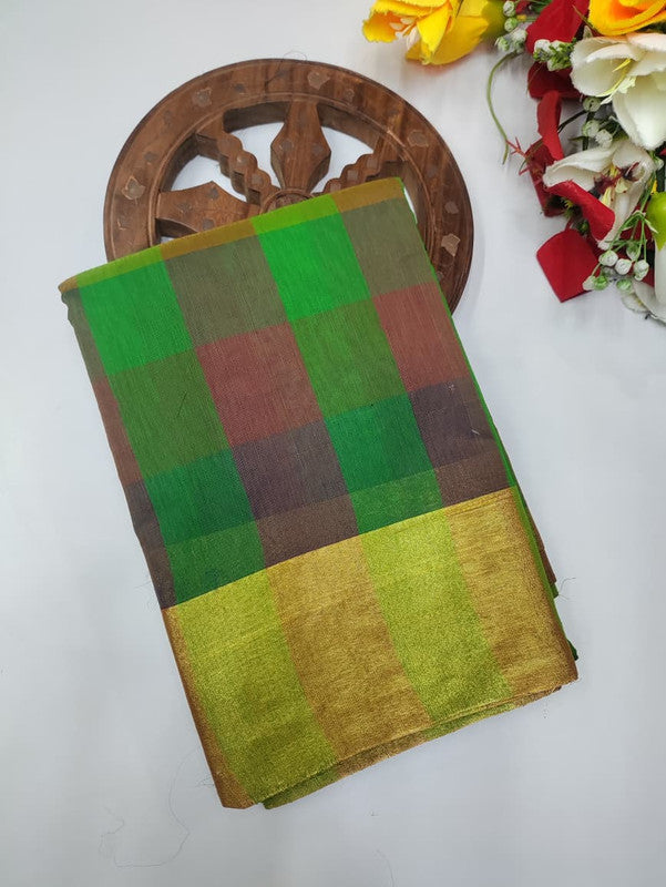 Offer Aura Checked  Cotton (BT-6) AC168