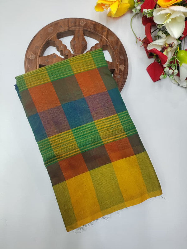 Offer Aura Checked  Cotton (BT-6) AC174