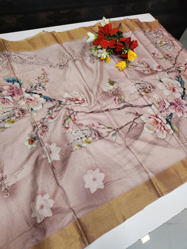 Ivory Fancy Saree VFS12