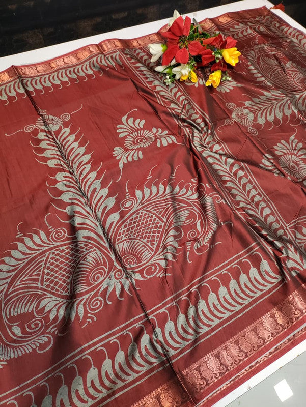 Block Fancy Saree CFS09