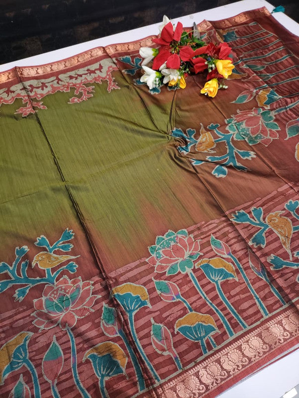 Block Fancy Saree CFS12