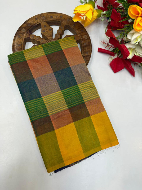 Offer Aura Checked  Cotton (BT-7) AC183