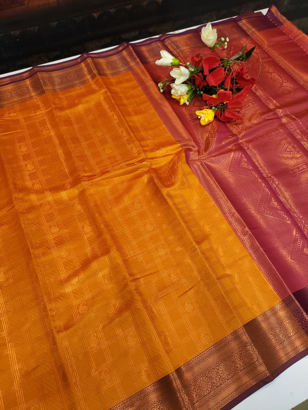 Shalini Checked Saree SHC12