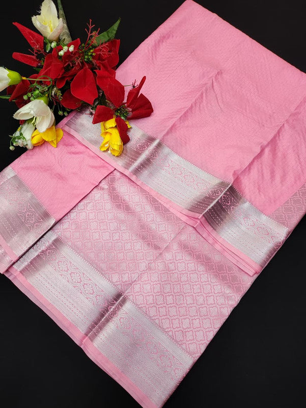 Monica Silver Jari Saree MSJ06
