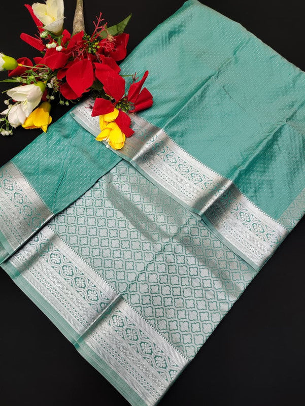 Monica Silver Jari Saree MSJ08