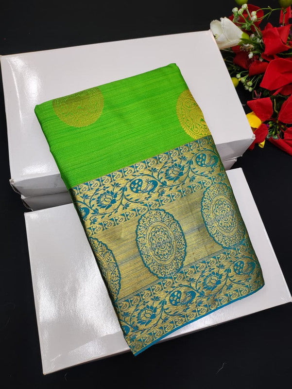 Take 5 Pure Semi Silk Sarees ₹4999 with Contrast Blouse for Festivals
