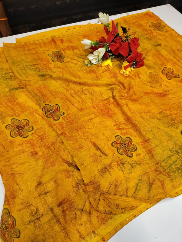 Chiffon Fancy Saree FSS05