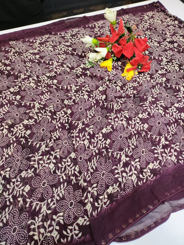 Chiffon Fancy Saree FSS44