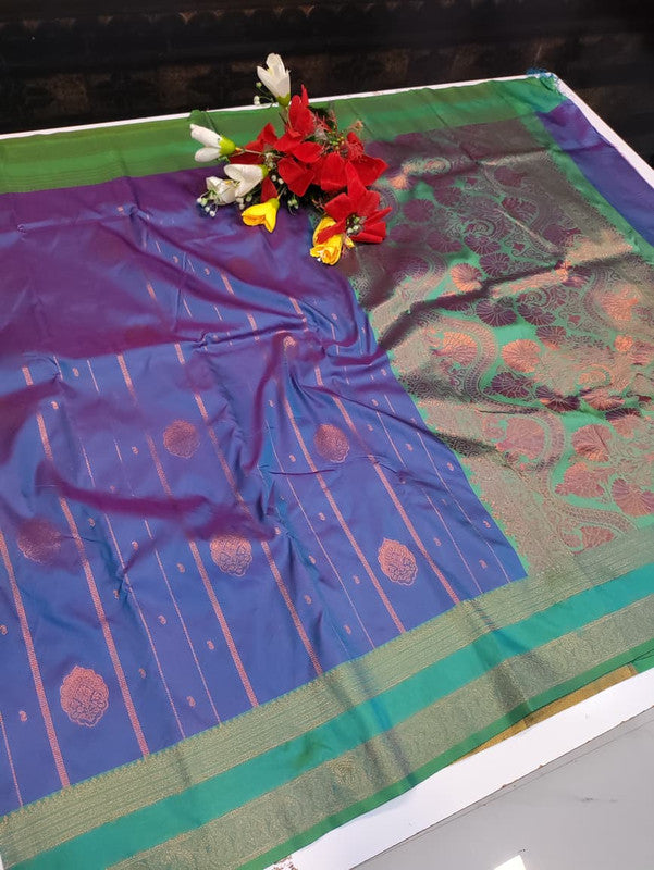 Amala Soft Silk Saree with zari work for festive occasions