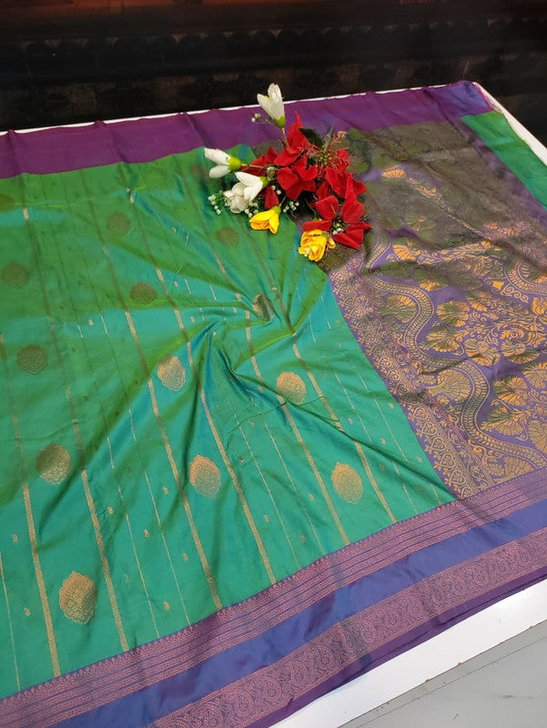 Amala Soft Silk Saree with zari work for festive occasions
