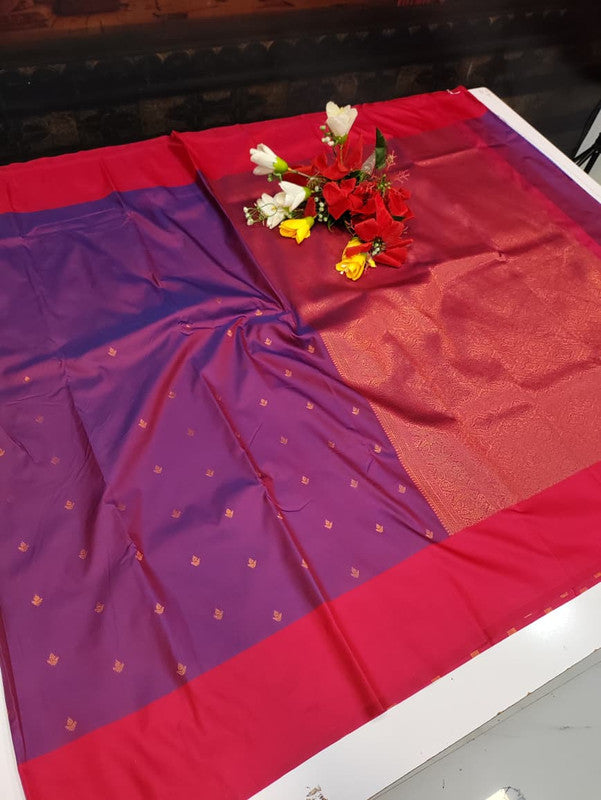 Urvashi Soft Silk Saree with elegant zari work for festival wear