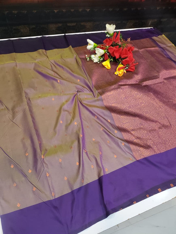 Urvashi Soft Silk Saree with elegant zari work for festival wear