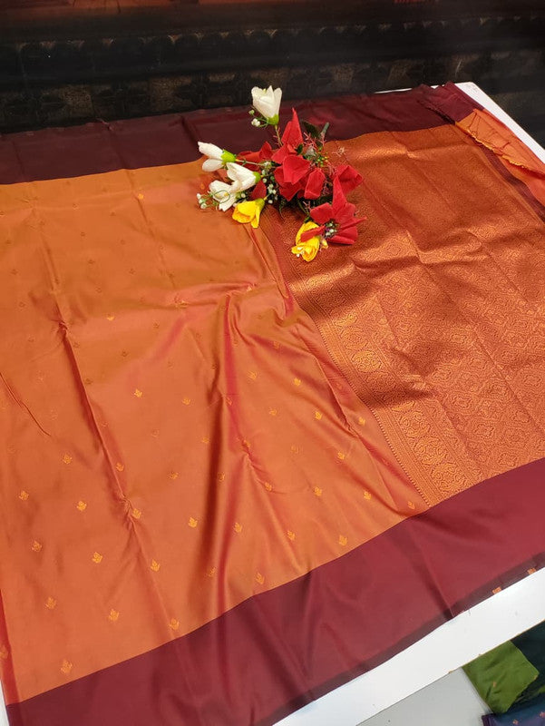 Urvashi Soft Silk Saree with elegant zari work for festival wear