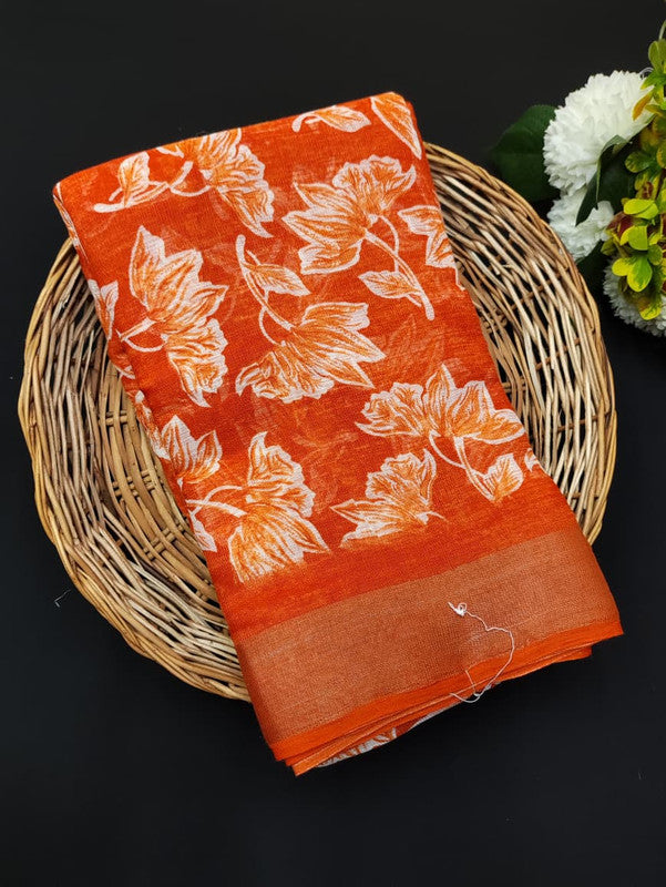 Club Linen | Printed Saree | CUP64