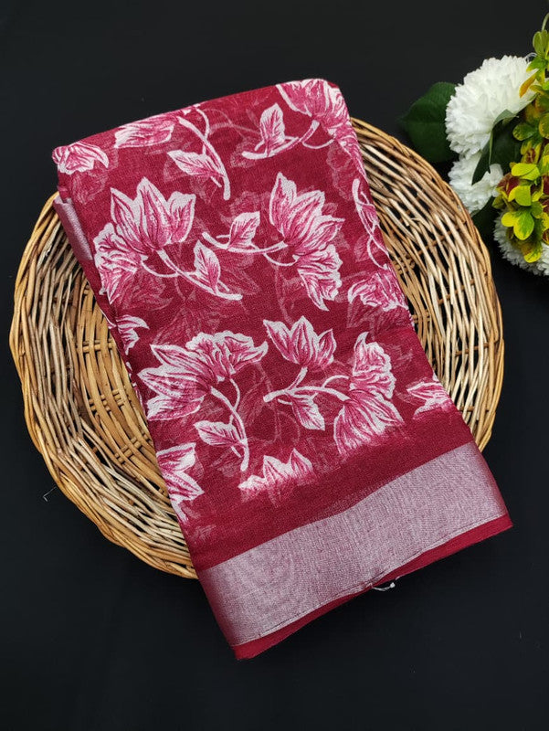 Club Linen | Printed Saree | CUP65