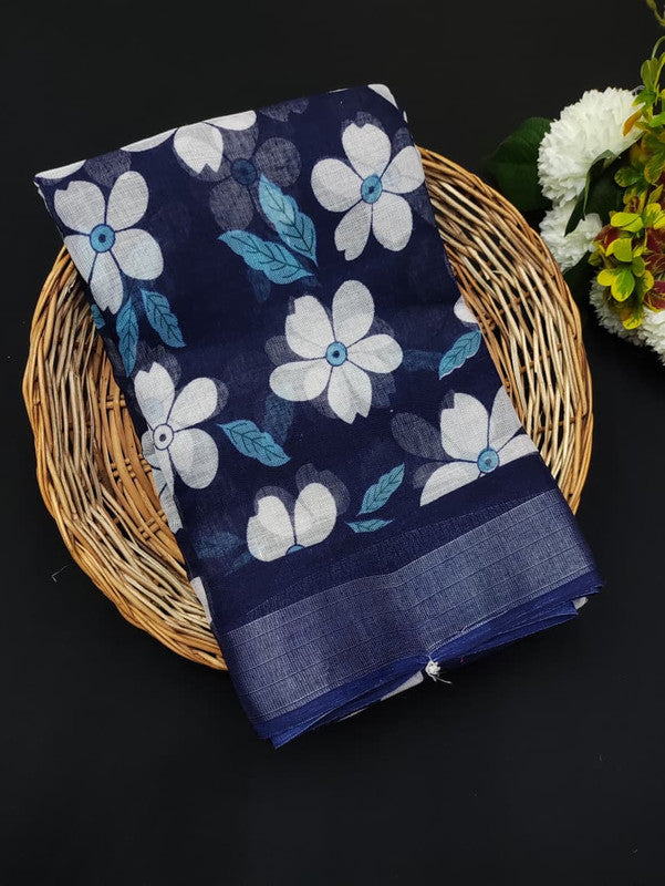 Club Linen | Printed Saree | CUP67