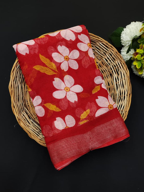 Club Linen | Printed Saree | CUP69