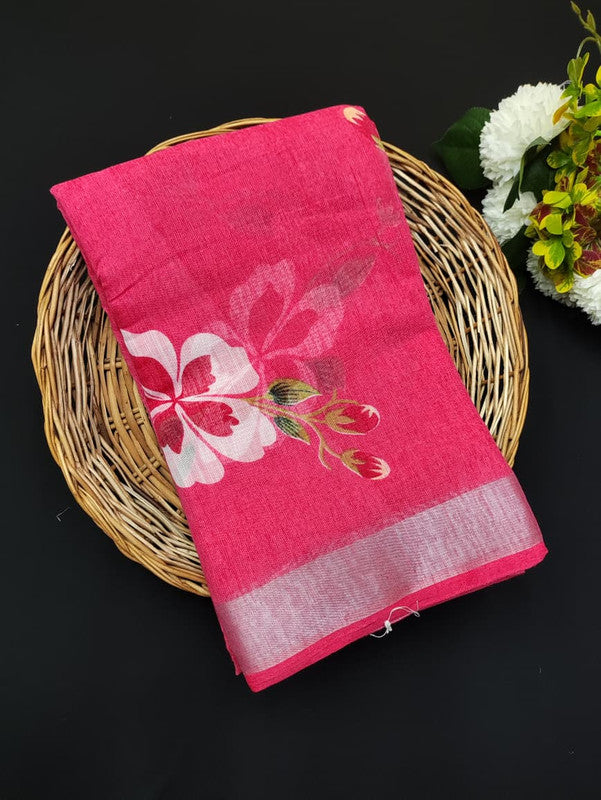Club Linen | Printed Saree | CUP72