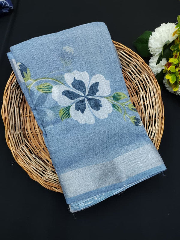 Club Linen | Printed Saree | CUP82