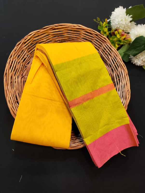 Plain Cotton Saree | Zari Border | PNC33 - Sri Sakthi Pugazh Tex PNC33 - Cotton