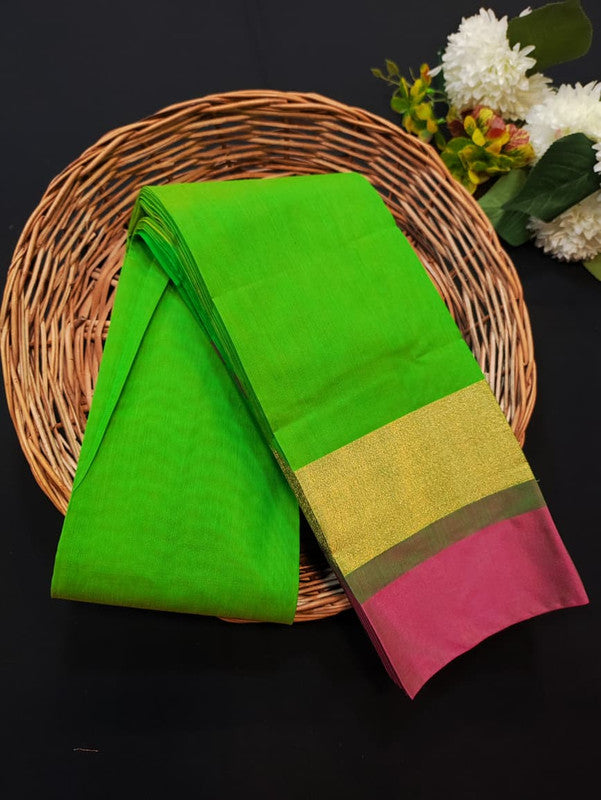 Plain Cotton Saree | Zari Border | PNC33 - Sri Sakthi Pugazh Tex PNC33 - Cotton