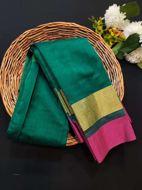 Plain Cotton Saree | Zari Border | PNC33 - Sri Sakthi Pugazh Tex PNC33 - Cotton
