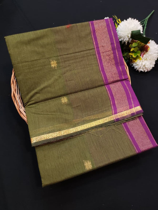 Naachiyar Cotton Saree in soft cotton fabric for festival wear
