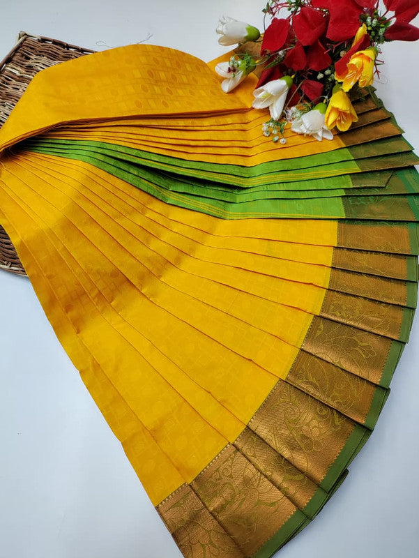 Premium Poontamil Soft Silk Saree with Jacquard Blouse for Festival Wear