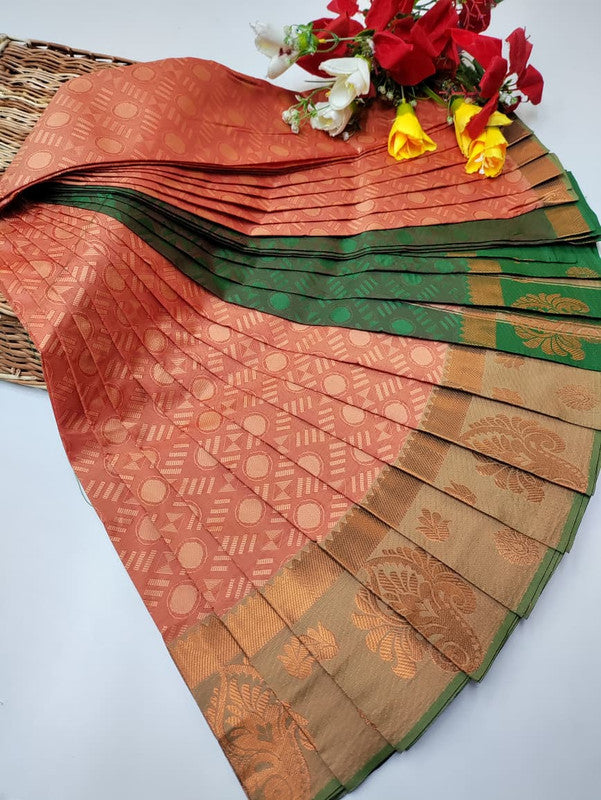 Premium Poontamil Soft Silk Saree with Jacquard Blouse for Festival Wear