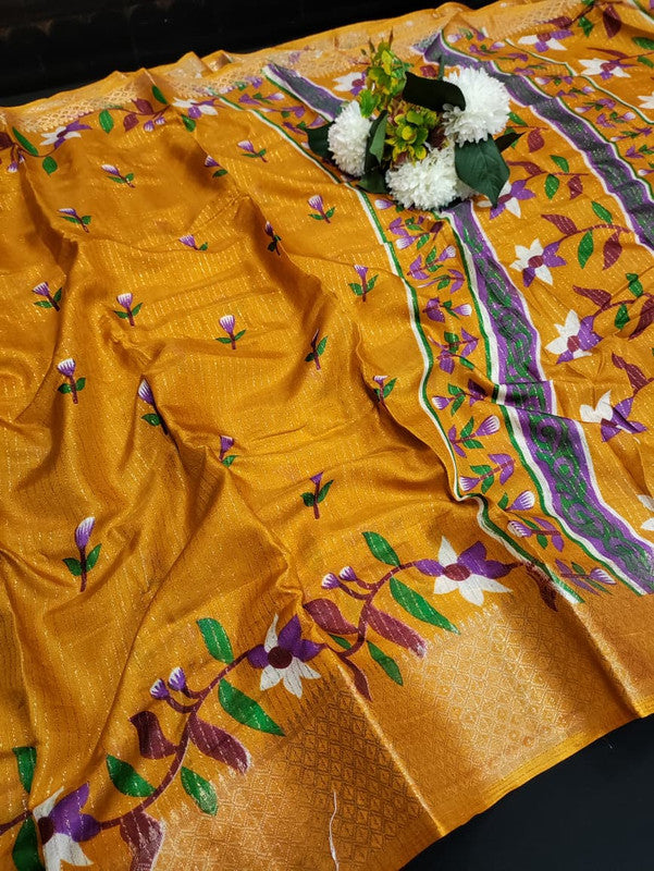 Femina Fancy Saree in Dola Vairaoosi Zari Silk for festive wear