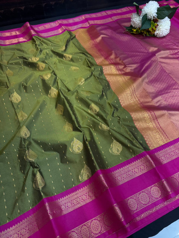 Vennila Semi Silk Saree | Zari Work | VNN81 - Sri Sakthi Pugazh Tex - Semi Silk