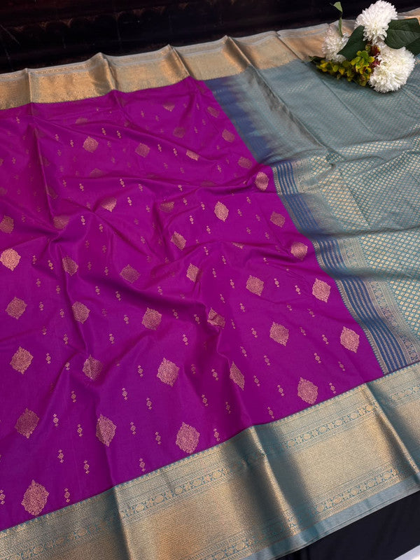 Vennila Semi Silk Saree | Zari Work | VNN81 - Sri Sakthi Pugazh Tex - Semi Silk