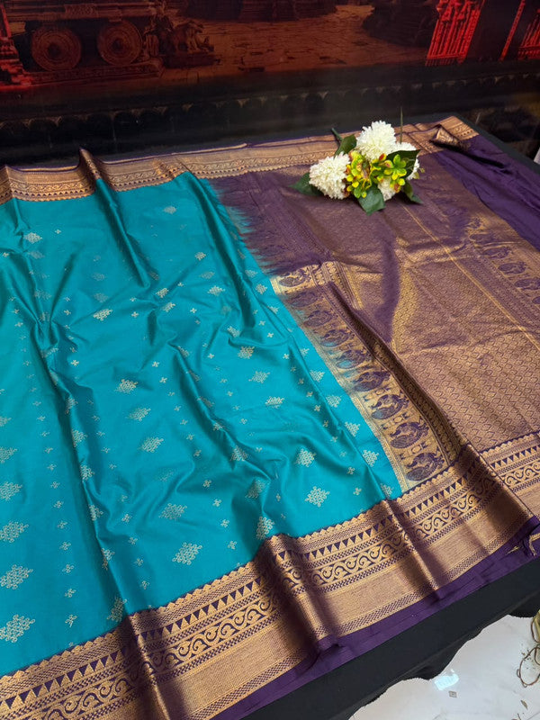 Vennila Semi Silk Saree | Zari Work | VNN81 - Sri Sakthi Pugazh Tex - Semi Silk