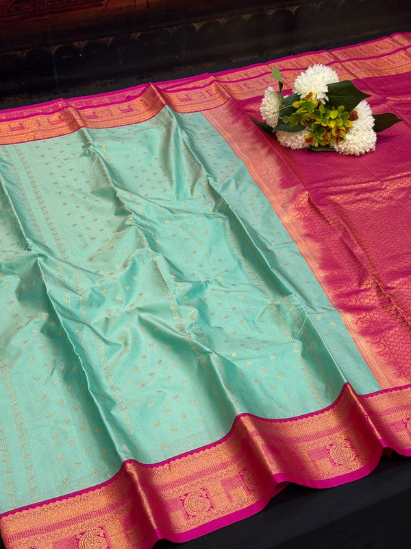 Vennila Semi Silk Saree | Zari Work | VNN81 - Sri Sakthi Pugazh Tex - Semi Silk