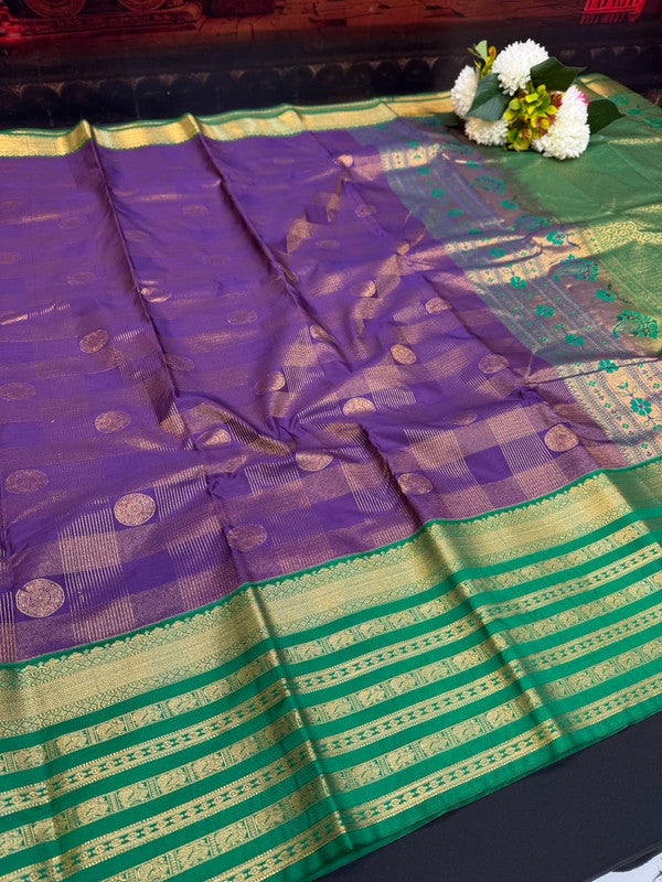 Vennila Semi Silk Saree | Zari Work | VNN81 - Sri Sakthi Pugazh Tex - Semi Silk