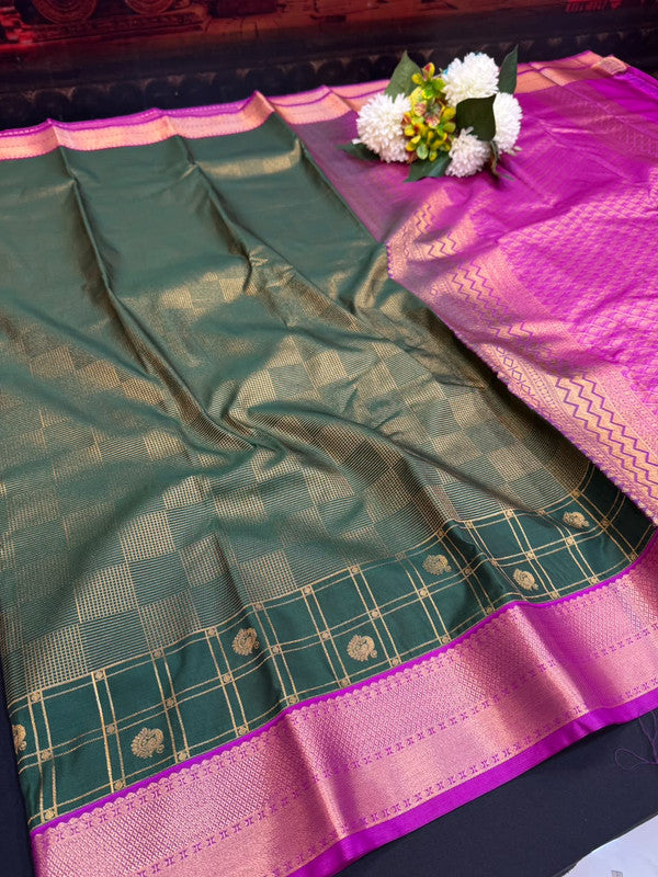 Vennila Semi Silk Saree | Zari Work | VNN81 - Sri Sakthi Pugazh Tex - Semi Silk