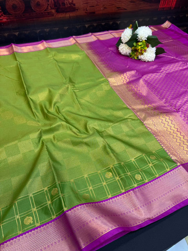 Vennila Semi Silk Saree | Zari Work | VNN81 - Sri Sakthi Pugazh Tex - Semi Silk