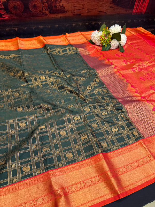 Vennila Semi Silk Saree | Zari Work | VNN81 - Sri Sakthi Pugazh Tex - Semi Silk